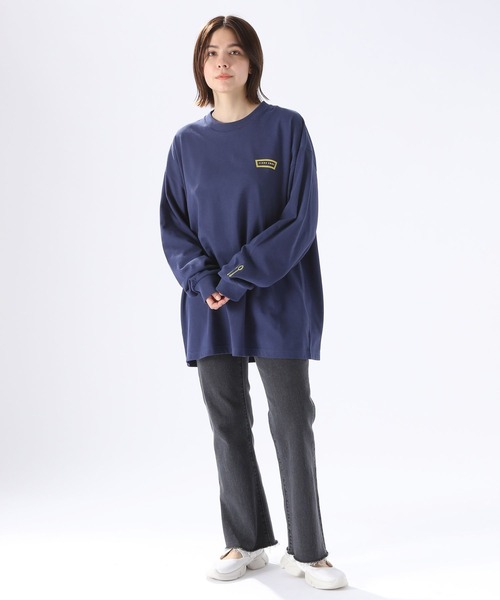 Fishs Eddy（フィッシュエディ）の「[Fishs Eddy(フィッシュエディ)]バックプリントロンT（Tシャツ/カットソー・レディース・ネイビー/オフホワイト・LARGE/MEDIUM）」の12枚目の写真