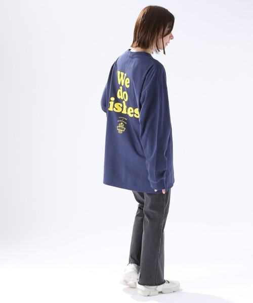 Fishs Eddy（フィッシュエディ）の「[Fishs Eddy(フィッシュエディ)]バックプリントロンT（Tシャツ/カットソー・レディース・ネイビー/オフホワイト・LARGE/MEDIUM）」の9枚目の写真