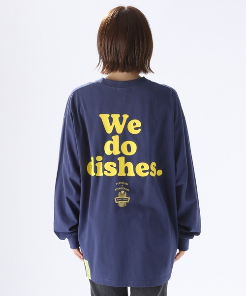 Fishs Eddy（フィッシュエディ）の「[Fishs Eddy(フィッシュエディ)]バックプリントロンT（Tシャツ/カットソー・レディース・ネイビー/オフホワイト・LARGE/MEDIUM）」の22枚目の写真