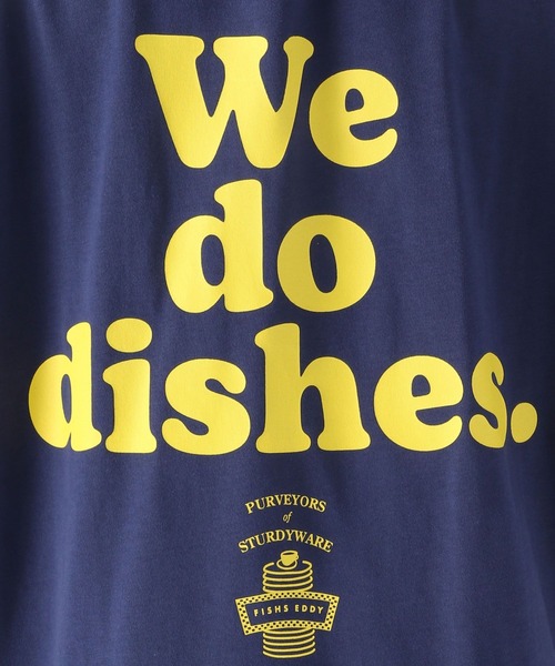 Fishs Eddy（フィッシュエディ）の「[Fishs Eddy(フィッシュエディ)]バックプリントロンT（Tシャツ/カットソー・レディース・ネイビー/オフホワイト・LARGE/MEDIUM）」の17枚目の写真
