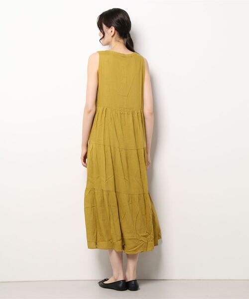 Te chichi TERRASSE(テチチテラス)の「ティアードワンピース(ワンピース・レディース・イエロー/グリーン/ブラック・フリ-)」の4枚目の写真