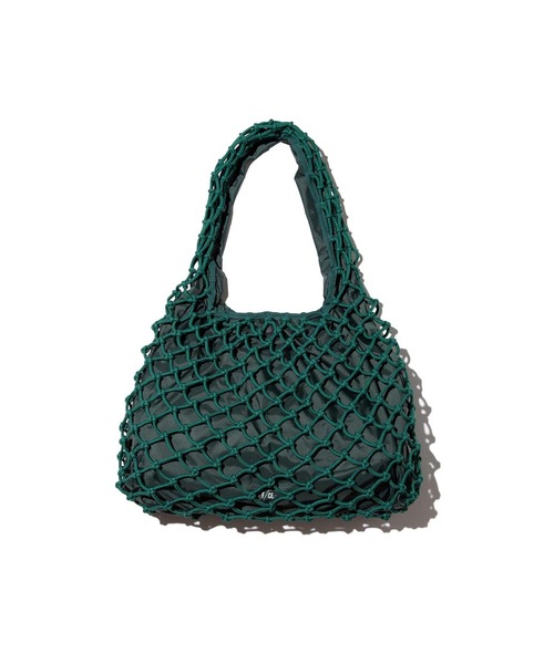 F/CE. （エフシーイー）の「F/CE. KNOTTING ONE SHOULDER / エフシーイー ノッティング ショルダーバッグ（ショルダーバッグ・レディース・グリーン/ホワイト/ブラック・FREE）」の3枚目の写真