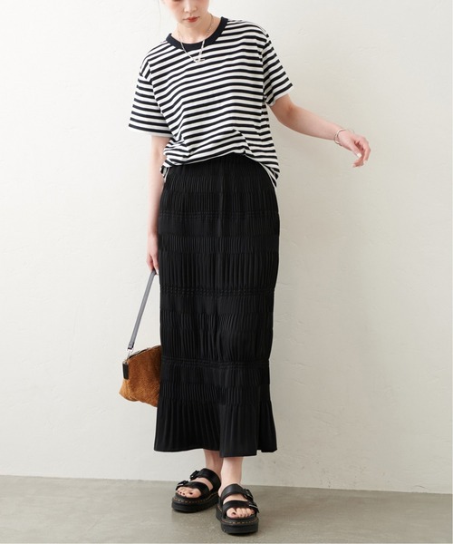 JOURNAL STANDARD（ジャーナルスタンダード）の「《追加》ミニプリーツシャーリングスカート（スカート・レディース・ブラック・36/38）」の18枚目の写真