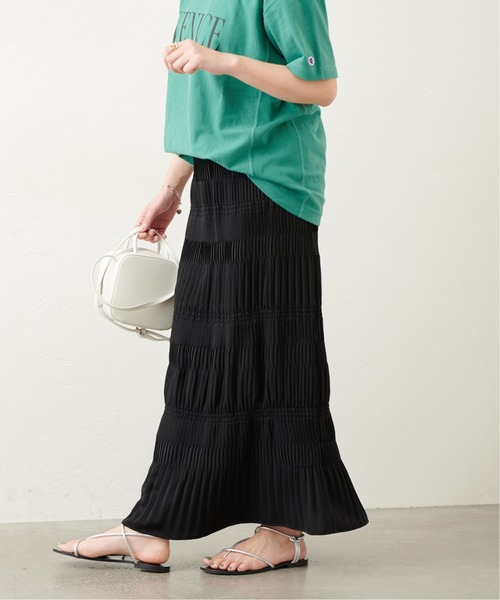 JOURNAL STANDARD（ジャーナルスタンダード）の「《追加》ミニプリーツシャーリングスカート（スカート・レディース・ブラック・36/38）」の12枚目の写真
