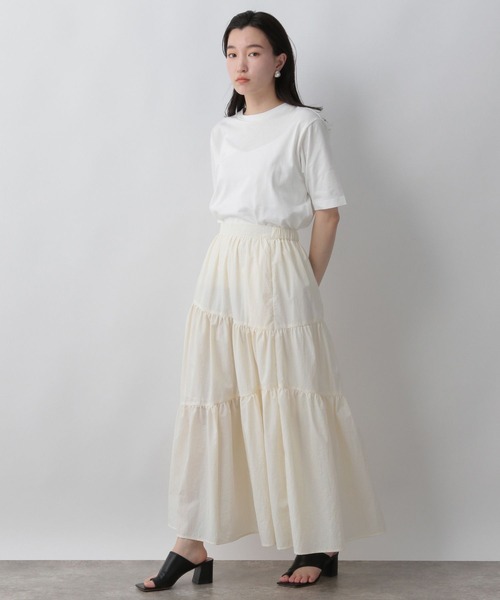 LOWRYS FARM(ローリーズファーム)の「カットアウトTシャツ 296729(Tシャツ/カットソー・レディース・ホワイト/ブラック/ブラウン・FREE)」の6枚目の写真