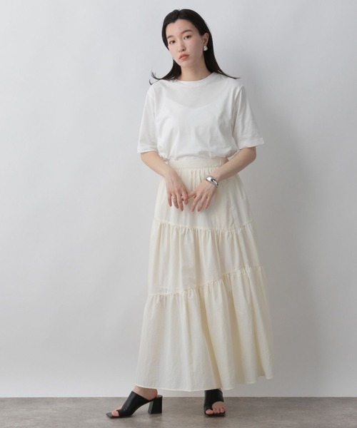 LOWRYS FARM(ローリーズファーム)の「カットアウトTシャツ 296729(Tシャツ/カットソー・レディース・ホワイト/ブラック/ブラウン・FREE)」の7枚目の写真