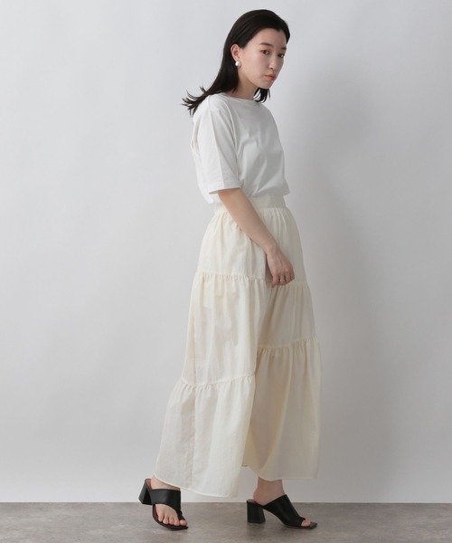 LOWRYS FARM(ローリーズファーム)の「カットアウトTシャツ 296729(Tシャツ/カットソー・レディース・ホワイト/ブラック/ブラウン・FREE)」の8枚目の写真