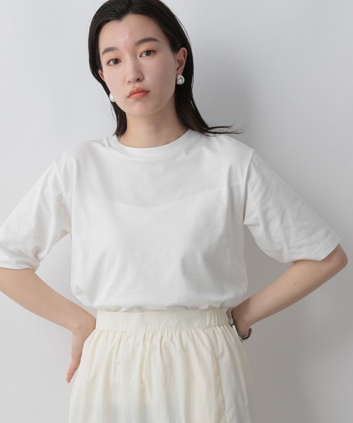 LOWRYS FARM(ローリーズファーム)の「カットアウトTシャツ 296729(Tシャツ/カットソー・レディース・ホワイト/ブラック/ブラウン・FREE)」の10枚目の写真