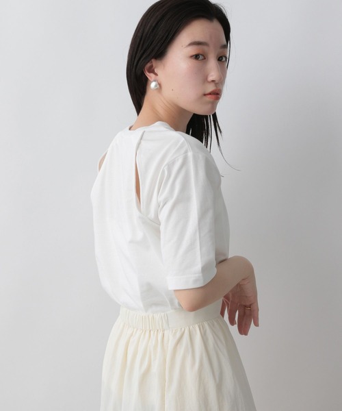 LOWRYS FARM(ローリーズファーム)の「カットアウトTシャツ 296729(Tシャツ/カットソー・レディース・ホワイト/ブラック/ブラウン・FREE)」の13枚目の写真
