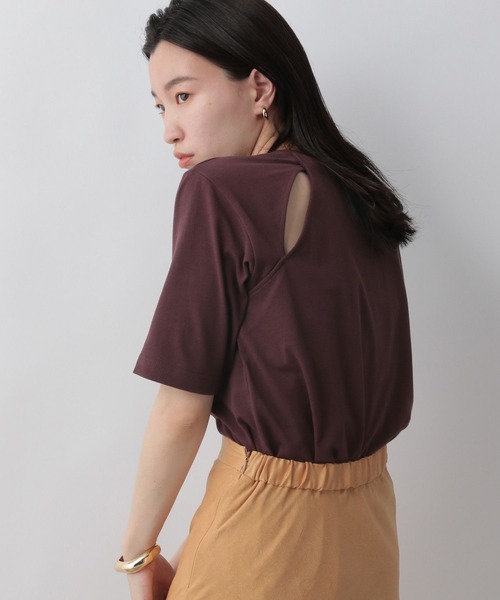 LOWRYS FARM(ローリーズファーム)の「カットアウトTシャツ 296729(Tシャツ/カットソー・レディース・ホワイト/ブラック/ブラウン・FREE)」の22枚目の写真