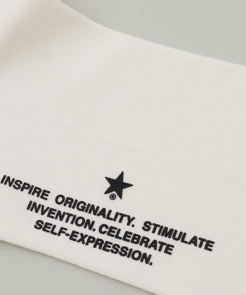 CONVERSE TOKYO(コンバーストウキョウ)の「ビックスターペイントソックス(ソックス/靴下・レディース・グリーン/ホワイト/ブラック/ライトグリーン・1/3/26.0cm/23.5cm)」の5枚目の写真