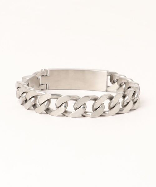 POLICE（ポリス）の「【POLICE】ポリス GRIP ブレスレット（ブレスレット・メンズ・シルバー×ブラック・FREE）」の4枚目の写真