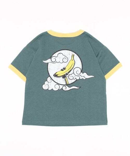 Right-on(ライトオン)の「リンガーTシャツ「ミニオン」(Tシャツ/カットソー・キッズ・ベージュ/イエロー/カーキブラウン/ブラック・140/120/130/105/150)」の5枚目の写真
