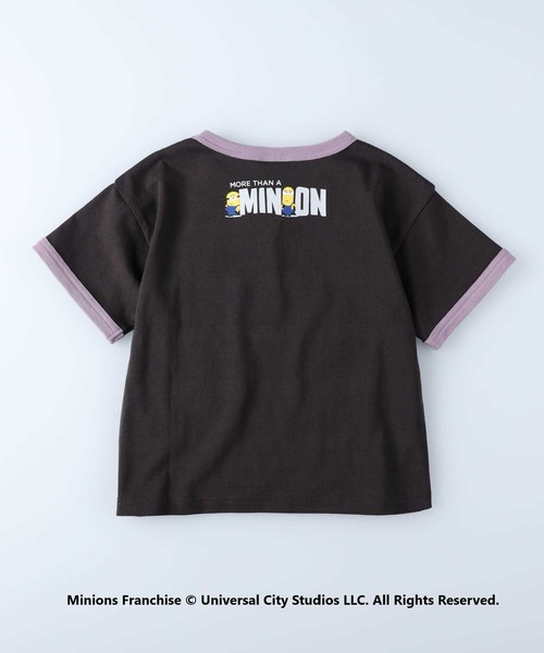 Right-on(ライトオン)の「リンガーTシャツ「ミニオン」(Tシャツ/カットソー・キッズ・ベージュ/イエロー/カーキブラウン/ブラック・140/120/130/105/150)」の18枚目の写真