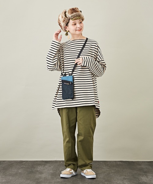 CUBE SUGAR(キューブシュガー)の「無地配色スマートミニマルチショルダーバッグ(ショルダーバッグ・レディース・ブラック/ベージュ/カーキ/ブルー/マスタード・M)」の15枚目の写真