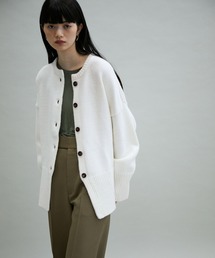 ADAM ET ROPE' | 【WEB限定】ローゲージクルーネックカーディガン(カーディガン/ボレロ)