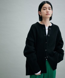 ADAM ET ROPE' | 【WEB限定】ローゲージクルーネックカーディガン(カーディガン/ボレロ)