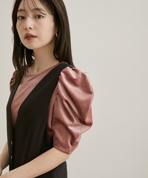 VIS | 【洗える】ベロアプルオーバー(Tシャツ/カットソー)
