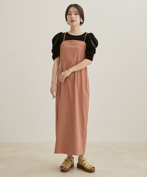 VIS（ビス）の「【洗える】ベロアプルオーバー（Tシャツ/カットソー・レディース・ブラック/ベージュ/ピンク系その他・FREE）」の7枚目の写真