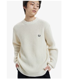 フレッドペリー　FRED PERRY ニット　セーター　グレー FRED PERRY ニット セーター 「WEB限定」「FRED PERRY/フレッド