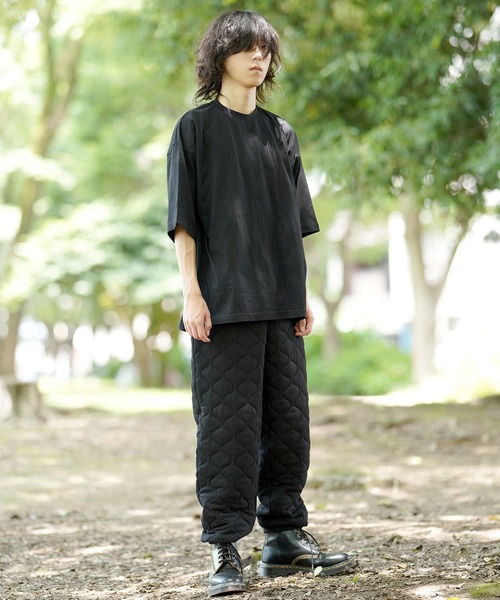 THE MILES(ザ マイルズ)の「AGITATOR アジテーター ビッグTシャツ ルーズT BIGTシャツ 無地T Tシャツ(Tシャツ/カットソー・メンズ・ホワイト/ブラック・MEDIUM/LARGE)」の21枚目の写真