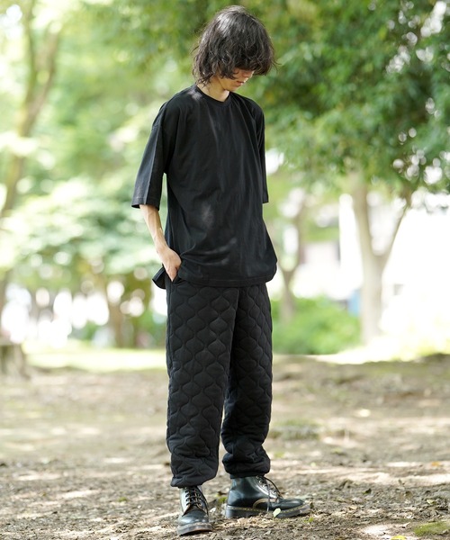 THE MILES(ザ マイルズ)の「AGITATOR アジテーター ビッグTシャツ ルーズT BIGTシャツ 無地T Tシャツ(Tシャツ/カットソー・メンズ・ホワイト/ブラック・MEDIUM/LARGE)」の9枚目の写真