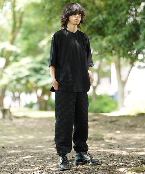 THE MILES(ザ マイルズ)の「AGITATOR アジテーター ビッグTシャツ ルーズT BIGTシャツ 無地T Tシャツ(Tシャツ/カットソー・メンズ・ホワイト/ブラック・MEDIUM/LARGE)」の19枚目の写真