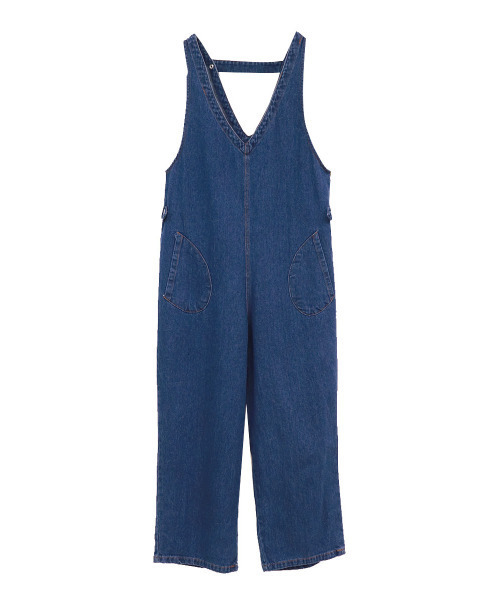 ISOOK（アイスー）の「2way denim salopette / 2wayデニム