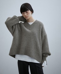 ADAM ET ROPE' | ウールカシミヤVネックプルオーバー(ニット/セーター)