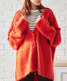 acro | ■2022秋冬新作■Vネックシャギー２WAYカーディガン/AC1461(カーディガン/ボレロ)