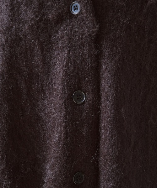 acro（アクロ）の「Vネックシャギー２WAYカーディガン/AC1461（カーディガン/ボレロ・レディース・ブラック/アイボリー/グリーン/オレンジ/パープル・ﾌﾘ-）」の8枚目の写真