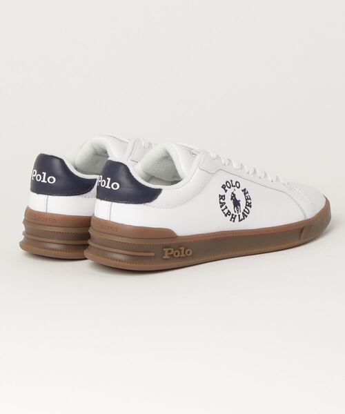 POLO RALPH LAUREN(ポロ ラルフ ローレン)の「ポロ ラルフ ローレン ウィメンズ/HERITAGE COURT ヘリテージコート/スニーカー(スニーカー・レディース・ホワイト×グリーン/ホワイト×ネイビー・50/70/60/40)」の6枚目の写真
