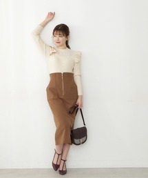 PROPORTION BODY DRESSING | フロントファスナータイトスカート / 1212220905(スカート)