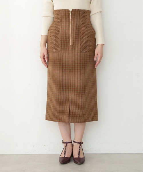 PROPORTION BODY DRESSING(プロポーションボディドレッシング)の「フロントファスナータイトスカート / 1212220905(スカート・レディース・ベージュ系その他/グレー系その他/ベージュ/ライトグリーン・MEDIUM/X-SMALL/SMALL)」の14枚目の写真