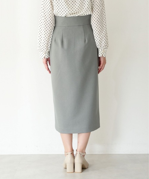PROPORTION BODY DRESSING(プロポーションボディドレッシング)の「フロントファスナータイトスカート / 1212220905(スカート・レディース・ベージュ系その他/グレー系その他/ベージュ/ライトグリーン・MEDIUM/X-SMALL/SMALL)」の9枚目の写真