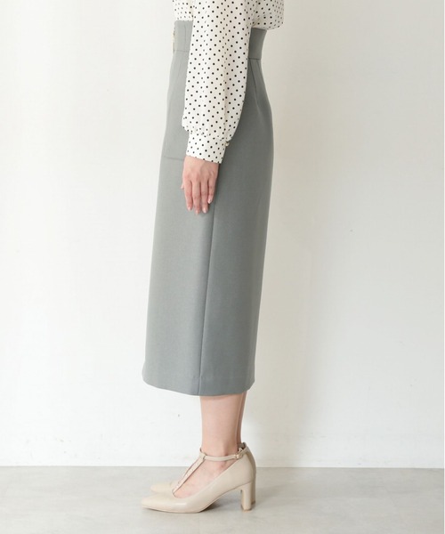 PROPORTION BODY DRESSING(プロポーションボディドレッシング)の「フロントファスナータイトスカート / 1212220905(スカート・レディース・ベージュ系その他/グレー系その他/ベージュ/ライトグリーン・MEDIUM/X-SMALL/SMALL)」の11枚目の写真