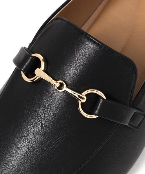 studio CLIP（スタディオクリップ）の「柔らかビットローファー（ローファー・レディース・ブラック/オフホワイト・MEDIUM/LARGE）」の5枚目の写真