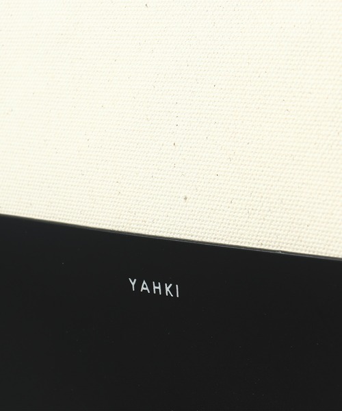 YAHKI(ヤーキ)の「【 YAHKI / ヤーキ 】 CANVAS TOTE / キャンバストートバッグ(トートバッグ・レディース・ホワイト/ブラック・FREE)」の10枚目の写真