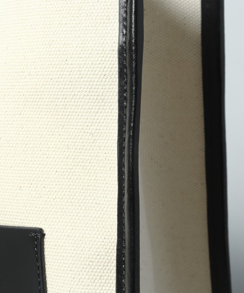 YAHKI(ヤーキ)の「【 YAHKI / ヤーキ 】 CANVAS TOTE / キャンバストートバッグ(トートバッグ・レディース・ホワイト/ブラック・FREE)」の15枚目の写真