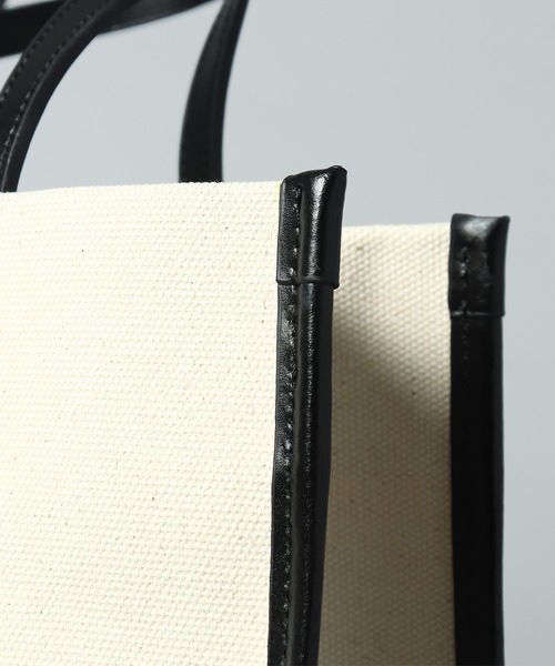 YAHKI(ヤーキ)の「【 YAHKI / ヤーキ 】 CANVAS TOTE / キャンバストートバッグ(トートバッグ・レディース・ホワイト/ブラック・FREE)」の16枚目の写真