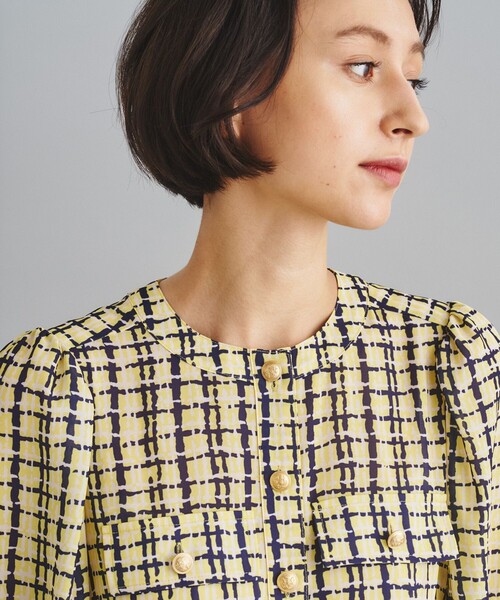 Diagram（ダイアグラム）の「ツイードプリントワンピース（ワンピース