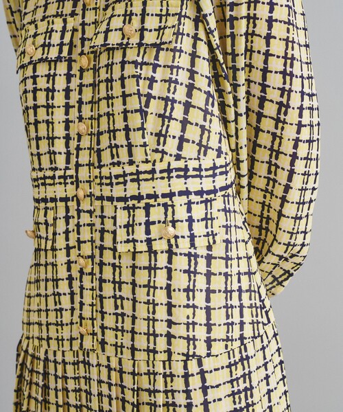 Diagram（ダイアグラム）の「ツイードプリントワンピース（ワンピース