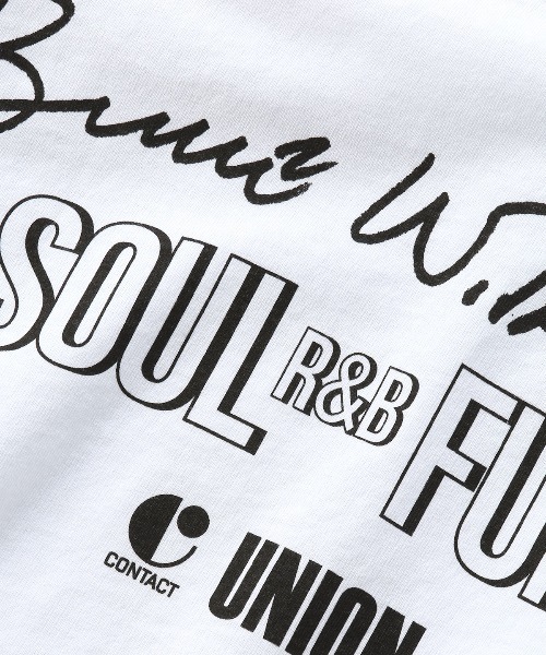 UNION（ユニオン）の「UNION Marvin Gaye T Shirt ユニオン Tシャツ BRUCE TALMON ブルース・タラモン（Tシャツ/カットソー・メンズ・ホワイト・SMALL）」の2枚目の写真