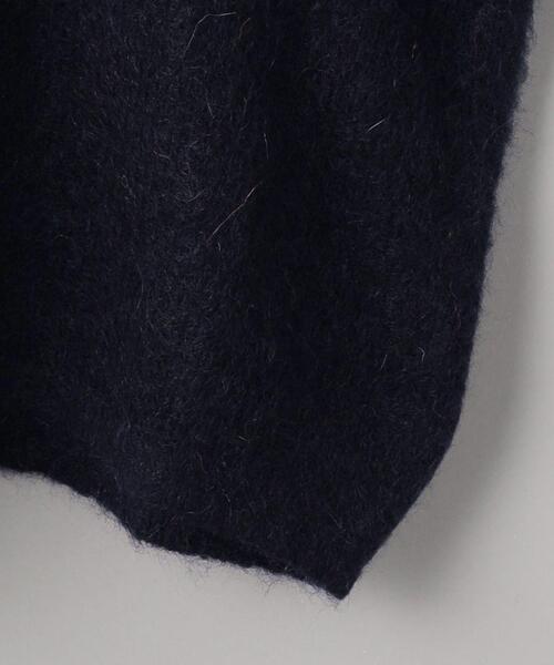 KIIRA（キーラ）の「<KiiRA> バルーンスリーブ モヘヤミックスニットプルオーバー（ニット/セーター・レディース・ナチュラル/ネイビー・FREE）」の6枚目の写真