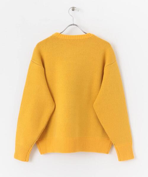 SENSE OF PLACE by URBAN RESEARCH(センスオブプレイスバイアーバンリサーチ)の「グラフィックロゴセーター(ニット/セーター・レディース・グリーン/ベージュ/グレー/オレンジ/ブラック・ONE)」の20枚目の写真