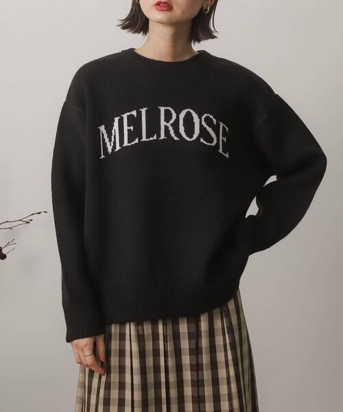 SENSE OF PLACE by URBAN RESEARCH(センスオブプレイスバイアーバンリサーチ)の「グラフィックロゴセーター(ニット/セーター・レディース・グリーン/ベージュ/グレー/オレンジ/ブラック・ONE)」の14枚目の写真