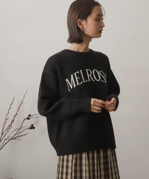 SENSE OF PLACE by URBAN RESEARCH(センスオブプレイスバイアーバンリサーチ)の「グラフィックロゴセーター(ニット/セーター・レディース・グリーン/ベージュ/グレー/オレンジ/ブラック・ONE)」の16枚目の写真