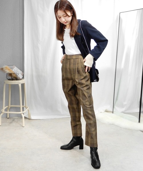 minia（ミニア）の「スクエアトゥフィットブーツ　◆（ブーツ・レディース・ゼブラ/ライトベージュ/ブラック/アイボリー・S/L/M/LL）」の21枚目の写真