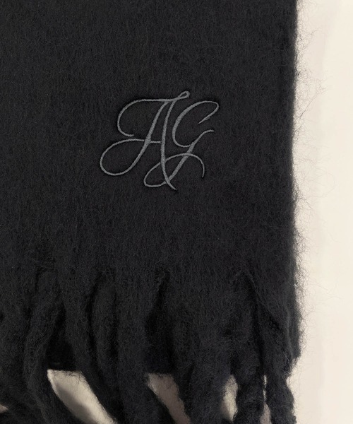 ANDGEEBEE（アンジービー）の「フリンジマフラー（マフラー・レディース・ブラック・FREE）」の5枚目の写真