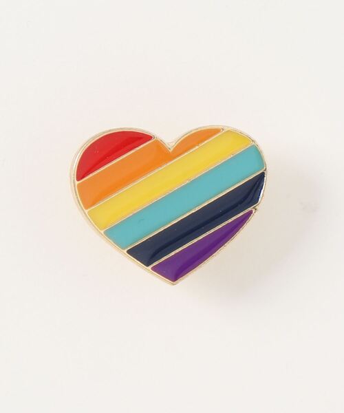 未使用　I ♥ California ハート型バッジ　ピンバッジ　ヒス　サーフ 未使用I ♥ California ハート型バッジピンバッジヒスビームス